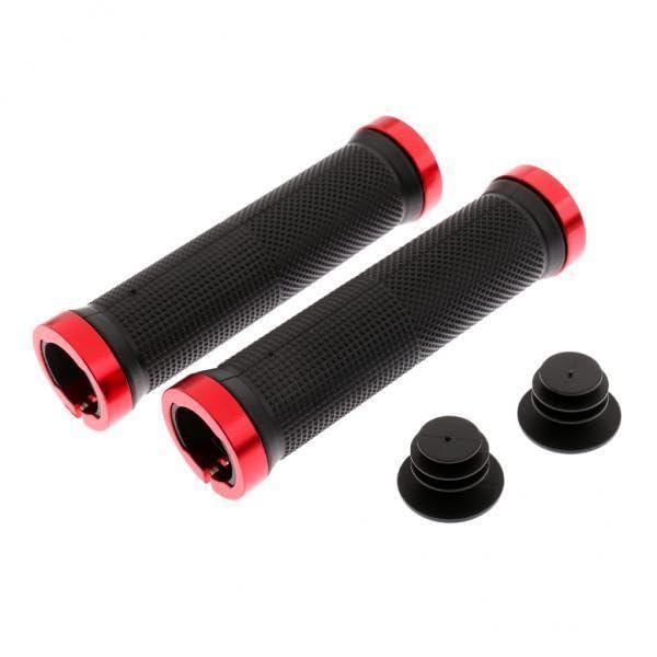 THE STYLE SUTRA® 5x1 Pair Mountain Bike Handlebar Cover Grips Smooth Soft Rubber Handle Red | Sporting Goods | Cycling | Bicycle Components & Parts | Handlebar Grips Tape & Pads-image-17