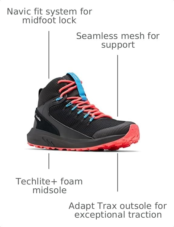 Image of Columbia Women's Trailstorm Mid Waterproof Hiking Shoe