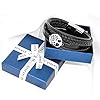JUZICHEN Bracelet Homme, Bracelet cuir pour hommes, Bracelets Croix Vie Viking Arbre De Vie, Brun Noire Bracelets crucifixion Homme (Style B, Argent) #1