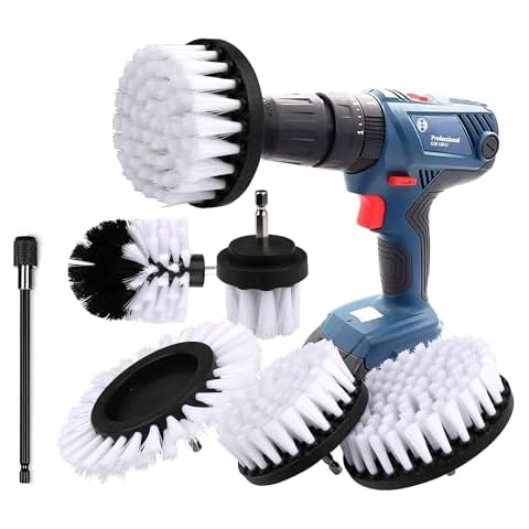 ELOSIS 6-Piece Extended Drill Brush Set Cover