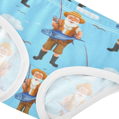 Cute Fisherman Sky Blue Girls Underwear Toddler 2t Cotton Little Girl Panties Stylish Briefs Undies Kids4
