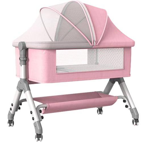 Huhjyuge Cuna Colecho Bebe, Cuna De Viaje Colecho, Cuna Para Recién Nacido Con Cambiador De Pañales, Cuna Bebe Función De Balanceo 3-Niveles D Huhjyuge Cuna Colecho Bebe, Cuna De Viaje Colecho, Cuna Para Recién Nacido Con Cambiador De Pañales, Cuna Bebe Función De Balanceo 3-Niveles D