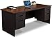 PRONTO PDR7236DP/BK:MADN Double Pedestal Desk,72x36"