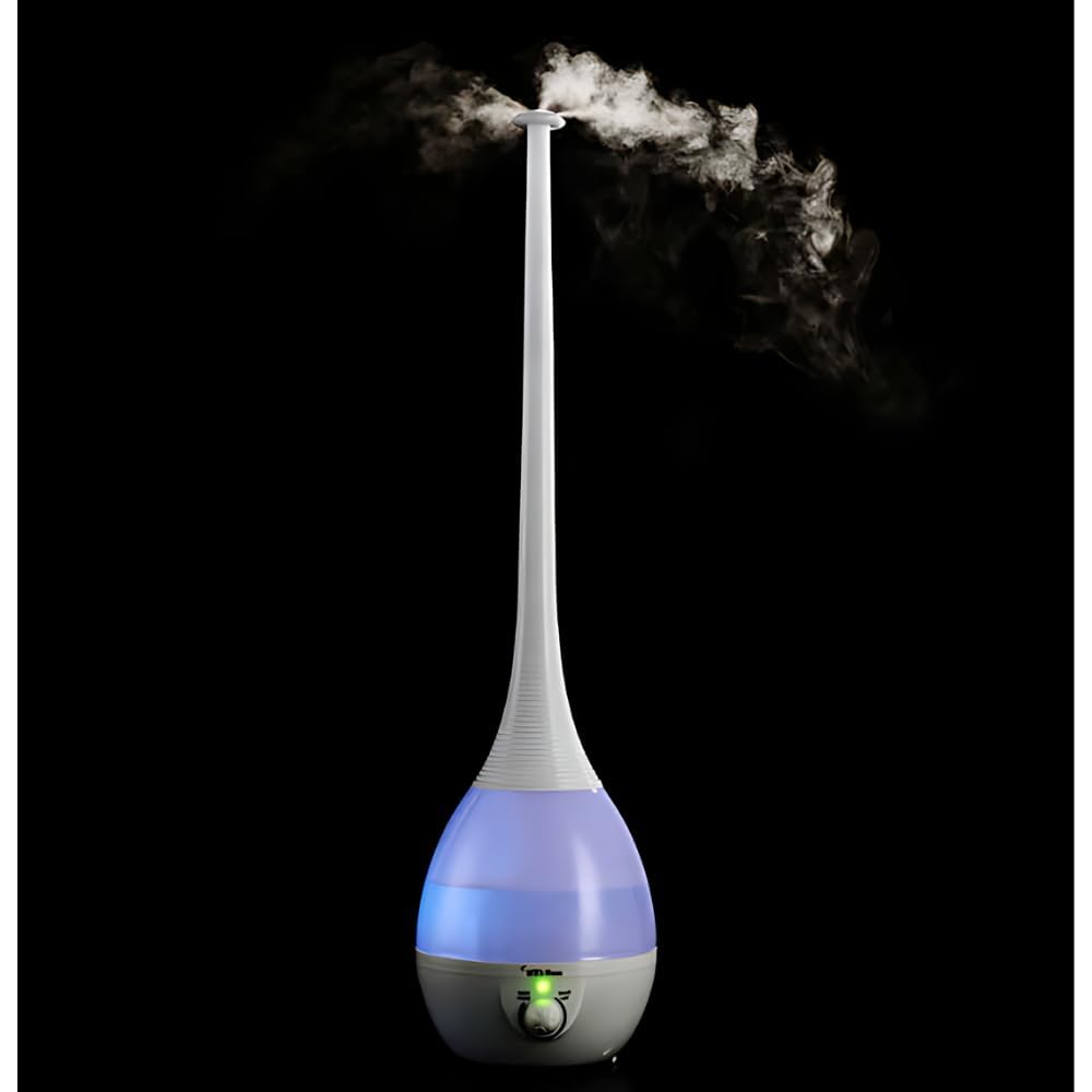 Mobigon 2.6 Litres Humidifier for Room, Cool Mist Ultrasonic Humidifier/Essential Oil Diffuser,Super Quiet 360°Nozzle,Colorful Change,Auto Shut Off&UV Light&,Lasts Up to 24 Hours (A.Blue)