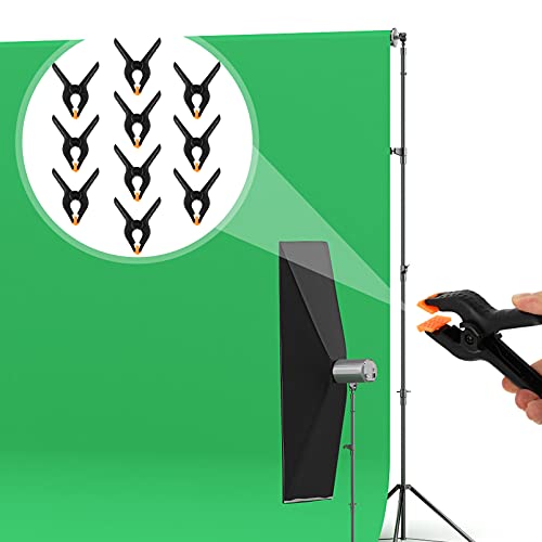 EXCEART 10Pcs Grampos Titular Clipes De Fundo para Estúdio de Fotografia de Pano de Fundo Pano de Ví