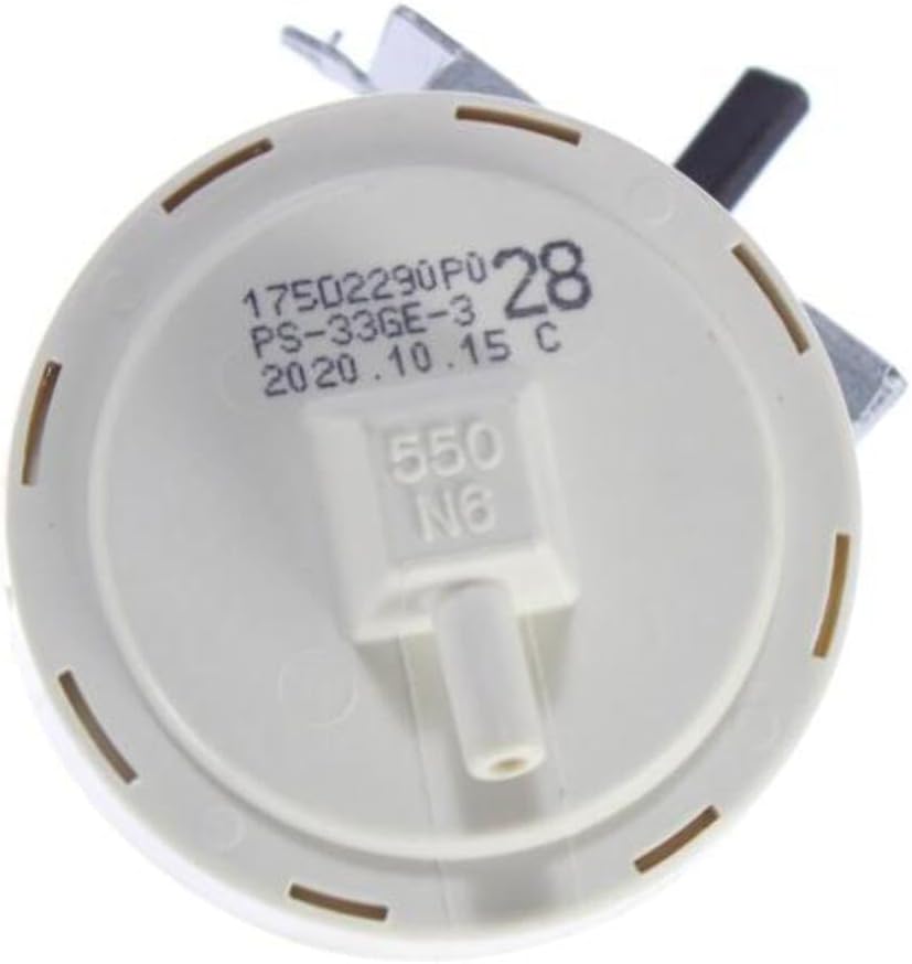 GE WH12X10065 Genuine OEM Pressure Switch for GE Washing Machines