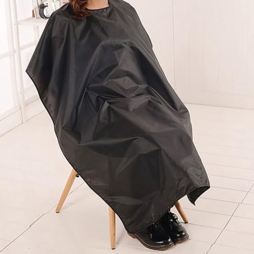 Capa de corte de cabello Abaodam negra con cierre de corbata para peluqueros profesionales y uso en salón miniatura 7