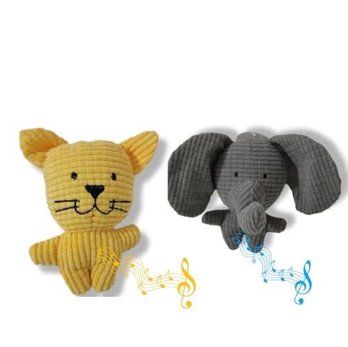 Pelucia Brinquedo mordedor Pet para Cachorro Elefante Coelho Gato Petbuco com Apito, brinquedo para