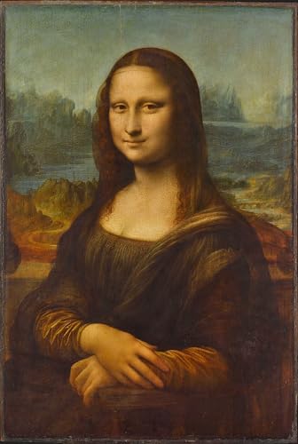 Mona Lisa Graffiti Art Mural - Rompre la Monotonie des Murs Blancs - 60x90cm