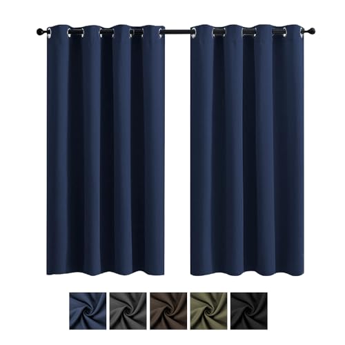 La Mejor Selección de Cortina azul , listamos los 10 mejores. 50 CUORY | Cortinas Blackout 2 Paneles con Aislamiento Térmico Perfectas para Decoración De Interiores y Control De Luz | Ideal para Sala y Dormitorio | Cortinas Paneles 132 X 213...