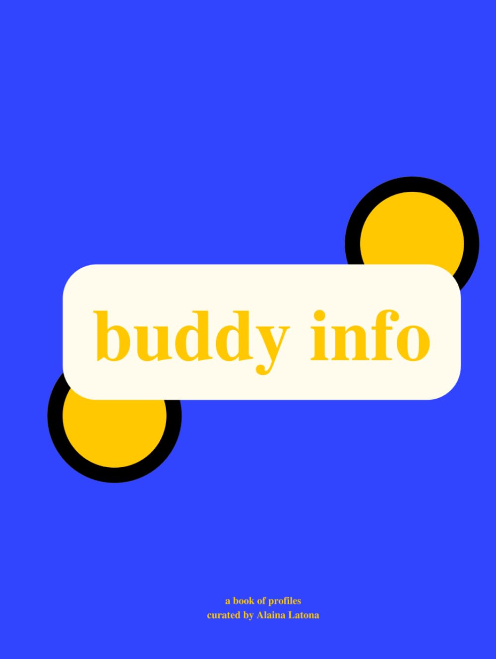 Buddy Info d'Alaina Latona, une collection indépendante de profils au design soigné