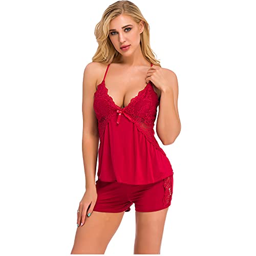 Caraco respirant et minishort sexy : ensemble pyjama de lingerie fine haut de gamme