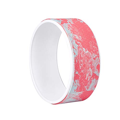 Color mixing Yoga Wheel Pilates Roller Muscle Tension Release - Stretching Balancing Increasing Flexibility and Improving Backbends - Relieve Pain and Stress