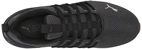 Image of PUMA Men's Axelion Ultra All-Sport Athletic Shoe, Black Metallic Gold, 11 AU