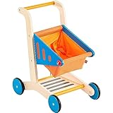 Hape Kid's Wooden Shopping Cart