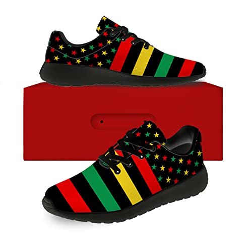 Juneteenth Flag Shoes Unisex Adult Running Sneakers Casual Sport Tennis Walking Sneakers Gifts for Her,Him2