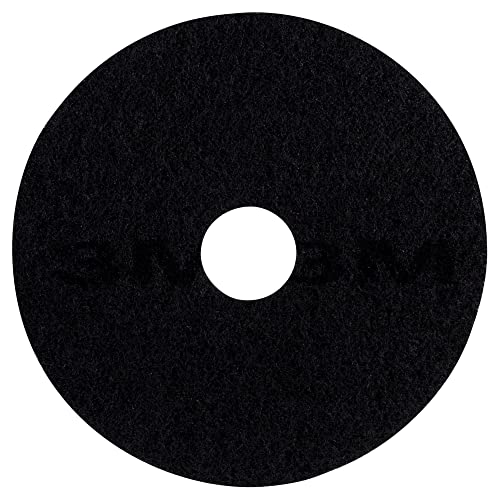 Image of 3M Low-Speed Stripper Floor Pad 7200, 19 inch Diameter, Black (Case of 5)