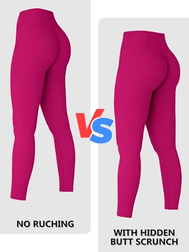 Image of Sunzel Sunzfly Invisible Butt Scrunch Workout Leggings for Women, Butt Lifting High Waisted Gym Yoga Pants with Tummy Control