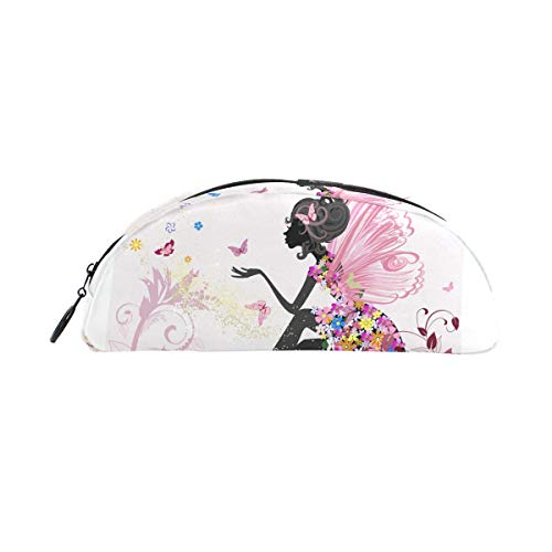 TIZORAX - Estuche para cosméticos, diseño de mariposas y hadas