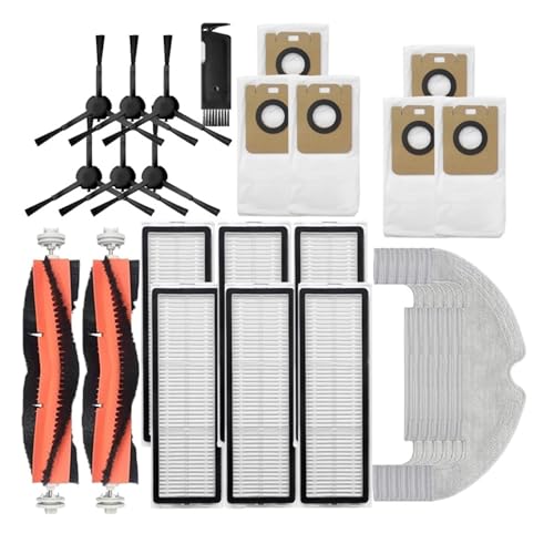 Xiaomi Dreame Bot D10 Plus RLS3D ���{�b�g�|���@�A�N�Z�T���[ HEPA�t�B���^�[ ���b�v�N���X �_�X�g�o�b�O ���C���T�C�h�u���V�p�[�c�ɑΉ�(Set26)