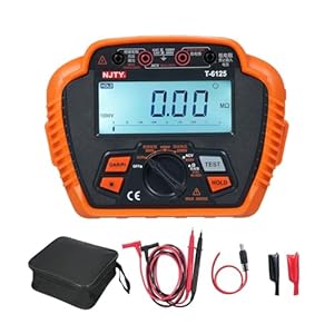 NJTY T-6125 Digitales Erdungswiderstandsmessgerät