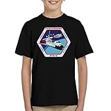 all+every nasa sts 6 space shuttle challenger mission patch kid's t-shirt
