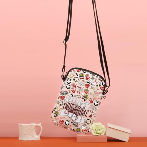 TSOTMO Crime Shows Gift In My True Crime Era Crossbody Bag Sarcastic Gift True Crime Bag Gift for Sister4
