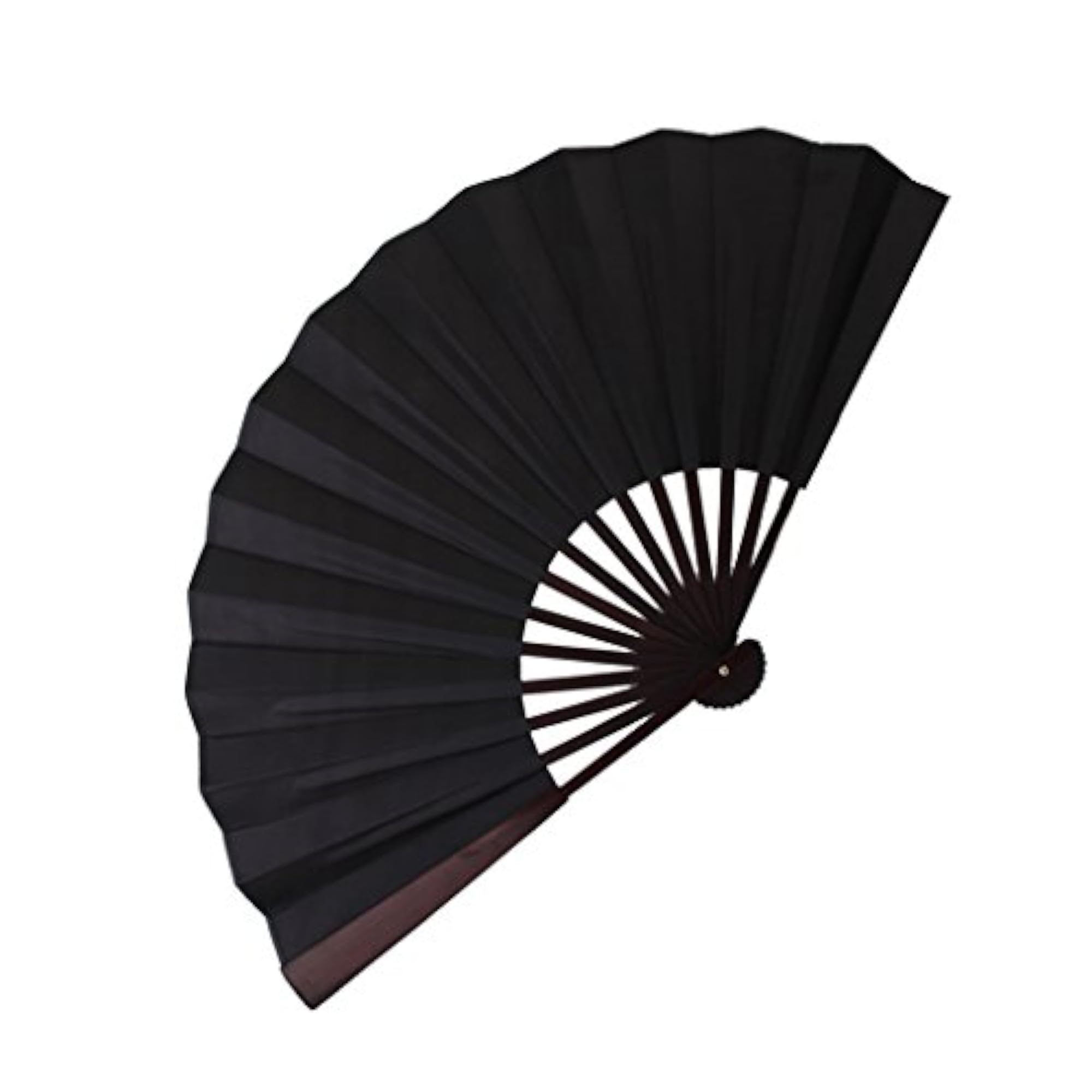 Men's Silk Blank Hand Fan for Calligraphy and Dancing