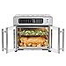 Emeril Lagasse Extra Large French Door Air Fryer Toaster Oven Combo, 24 Cooking Functions and Digital Controls, 7 Accessories Included, Stainless Steel Finish, 26QT Capacity