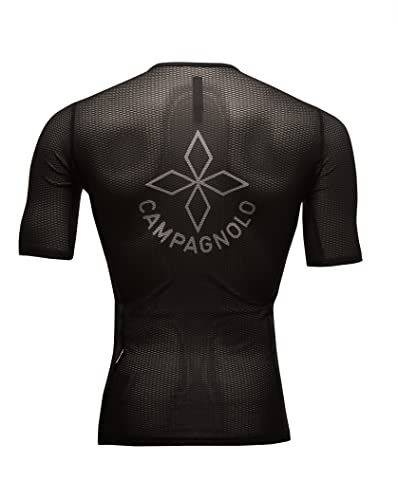 in rete ultraleggera CAMPAGNOLO LITECH Mesh Base Layer Maglia Termica Uomo Bianco ST/Nero Taglia XS
