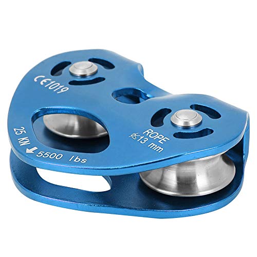 Kit De Carrinho, Mosquetão 25kN, Polia Dupla Em Tandem, Polia De Escalada, Polia De Resgate, Polia F