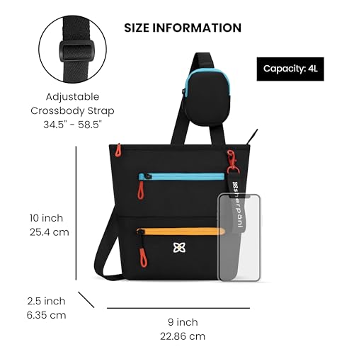 Image of Sherpani Sadie, Nylon Crossbody Bag, Lightweight Shoulder Bag, Travel Cross Body, Crossbody Purse for Women, RFID Protection, Removable Coin Purse, Travel Gift (Chromatic Heritage)