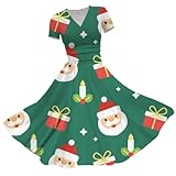 cfpqv 2024 European and American Station V Neck Short Sleeved Dress Glitter Dress Black, O, 4XL