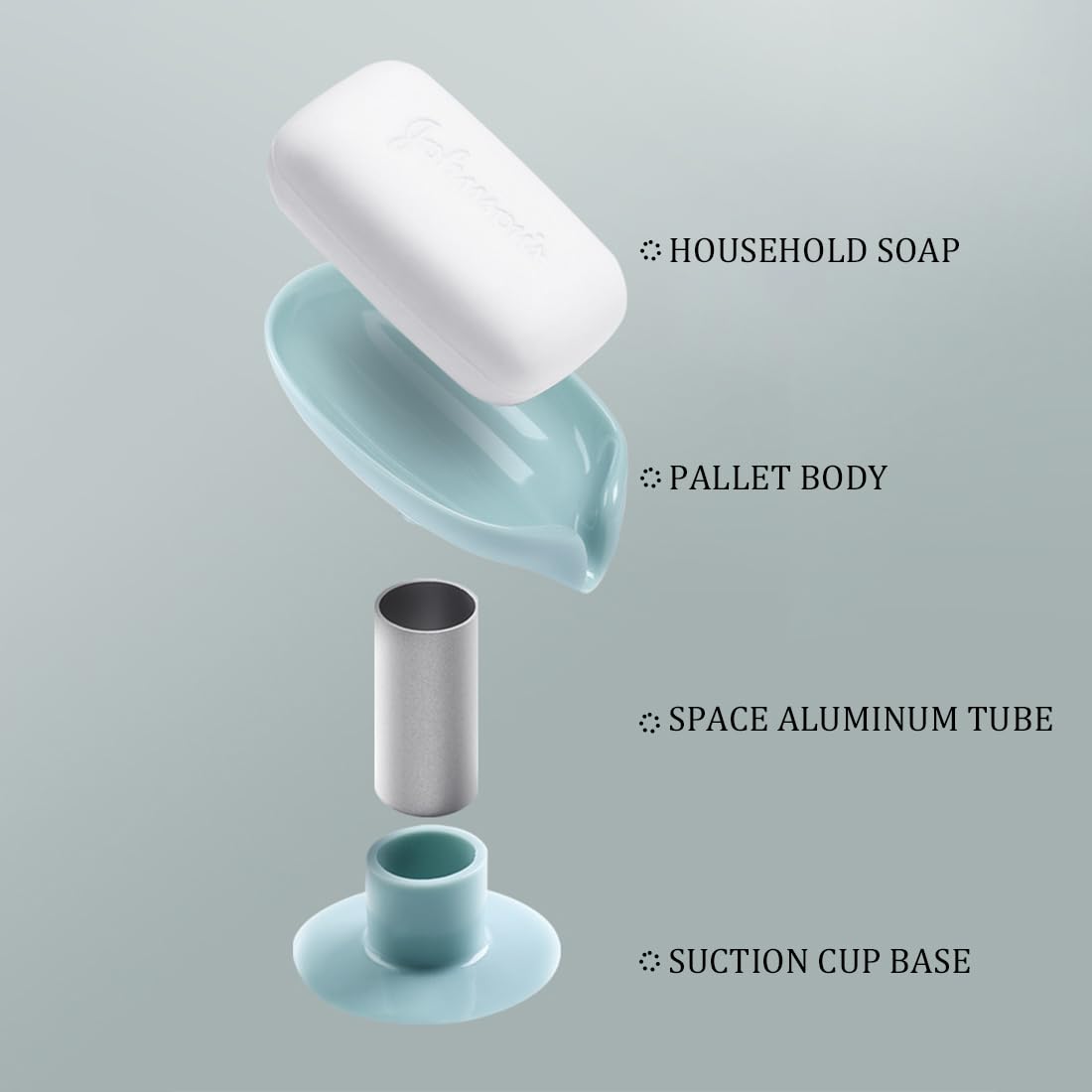 Portasapone Autodrenante A Forma Di Foglia | In PET E Metallo, Bianco+Oro, Per Bagno E Cucina, Design Moderno Con Vassoio Separabile