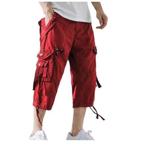 Pantalon jogging cargo homme baggy casual trousers avec poches utiles