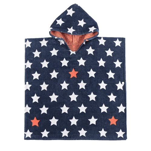 Image of PERYOUN Child 100% Cotton Hooded Towel 24'' x 48'' (Star)