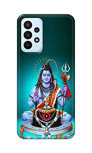 Image of Printed Hard Back Cover Case for Samsung Galaxy A23 4G | Samsung Galaxy A23 5G Back Cover (Lord Shiva) -1803