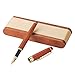 Produktbild FARSLER Palisander Füllfederhalter Schreibset mit Holz Geschenkbox, handgefertigte Vintage Füllfederhalter Luxus Elegant Geschenk Stift für Kalligraphie Unterschrift Executive Business