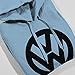 Volkswagen Black VW Classic Logo Men's Hooded Sweatshirt