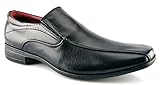  US Brass Jungen Formal Slip On Schuh Schwarz 3 UK / 18.5 EU