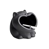 XVXFZEG Cendrier mignon de chat en céramique for la cigarette, la main Cendrier Bureau Décoration, coupe-vent Cendrier, Cendrier Cigarette for usage à l'extérieur, Porte-cendres for fumeurs - Le meill