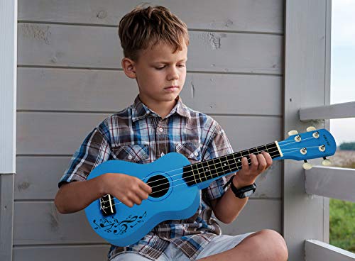 Click N’ Play Ukulélé soprano en bois pour enfants, instrument de musique éducatif, instrument à cordes de musique… - Les Beatles, Paul McCartney, John Lennon, RIngo Starr, George Harrison Click N' Play Ukulélé soprano en bois pour enfants, instrument de musique éducatif, instrument à cordes de musique… – Image 6