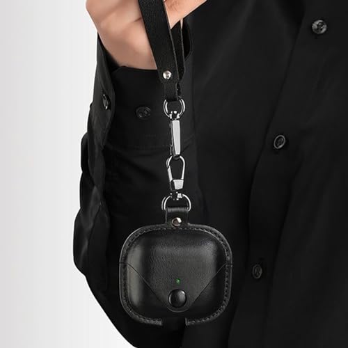 AIYYXX AirPods Pro ケース レザー 第1世代/ 第2世代 /第3世代 イタリアンレザー 対応 AirPods Pro 1/2(2023/2022/2019) 高級本革 ケース PUレザー 全面保護 フロントLEDライトが隠れない ワイヤレス充電に対応 衝撃吸 防水防塵 軽量小型 紛失防止 カラビナ付きカバー の商品画像 3