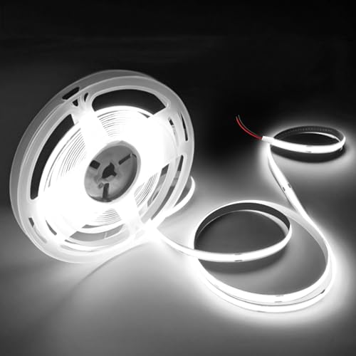 VOEWT COB LED Strip Lights Daylight White 6000K,16.4ft...
