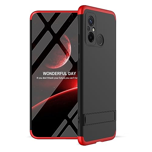 Image of 3 in 1 Back Cover for Poco C55 / Redmi 12C