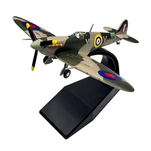 Avión Spitfire de la Segunda Guerra Mundial a escala 1/72 adorno ideal para despacho y salón