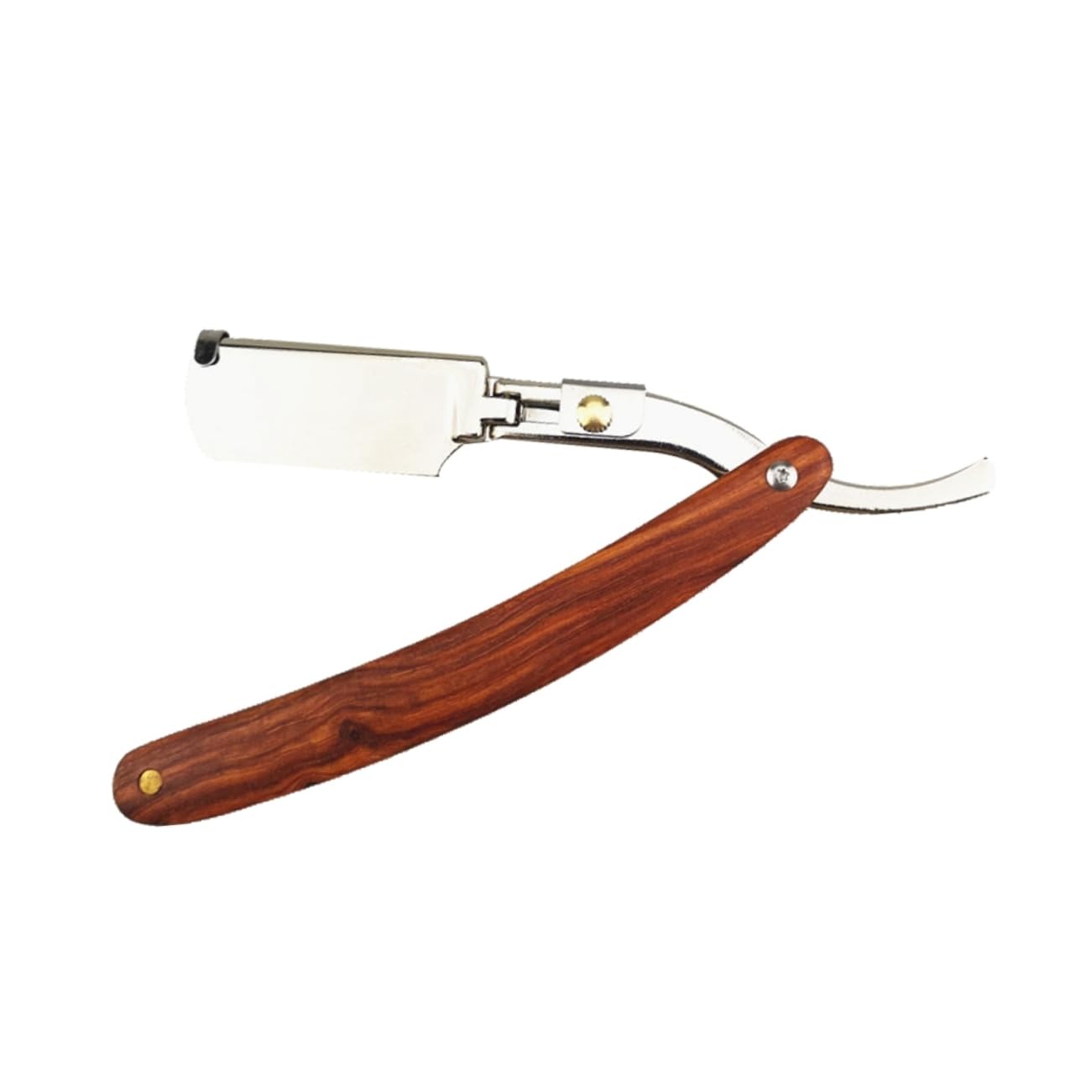 FOMIYES Men's Barber Straight Razor Handle Hair Shaver for Beard Sideburns Short Fine Hair Portable