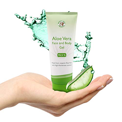 Gel corporal y facial de aloe vera.