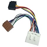 Aftermarket Radio Wiring Harness Compatible with Subaru 1989-2008, Universal ISO Car Stereo Adapter Fits for Coupe Forester Impreza Legacy GT Legacy RS Wagon WRX