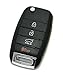 Kia OEM Keyless Entry Flip Key Remote Fob, Black Plastic, SUV, Sorento, FCC ID: TQ8-RKE-3F05